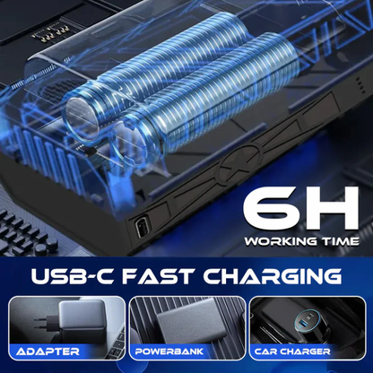 ❄️ Meet the Audacle Winter Pro — The LED Turbo Blower That Clears Snow in Seconds.