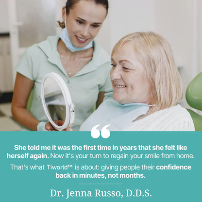 ✨Ends Today: 70% OFF! Audacle⏰ Custom-Fit Full Functional Dentures Make you more confident